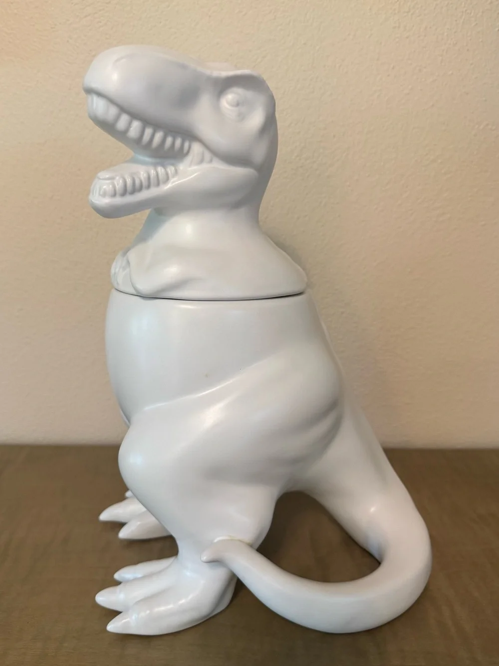T-Rex Dinosaur Stoneware Cookie Jar